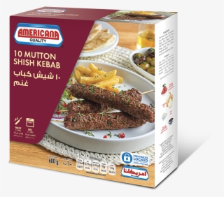 361602 Americana Mutton Shish Kabab 600g New Pack Design - Americana Group