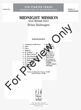 Midnight Mission Thumbnail Midnight Mission Thumbnail - Voyage Of Dragon Armada Sax Sheet Music