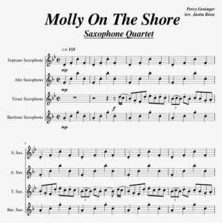 Molly On The Shore Sax Quartet Sheet Music For Soprano - Sheet Music