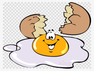 Cracked Eggs Clipart Fried Egg Chicken Clip Art - Cartoon Egg Clipart