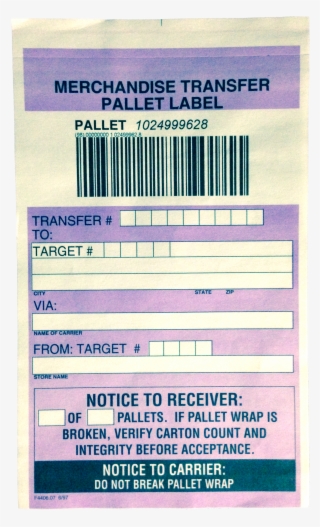 Both Plies Carry A Barcode With Human Readable Numbering - Label