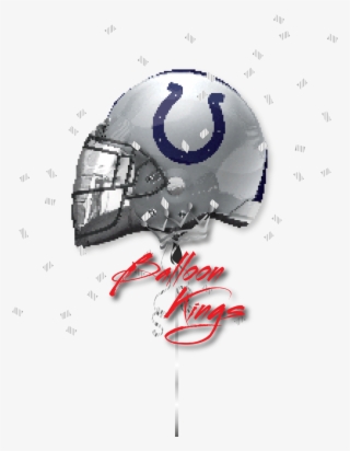 Colts Helmet - 21" Indianapolis Colts Helmet Nfl Balloon - Mylar Balloons