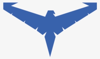 Nightwing Clipart Cool - Black And White