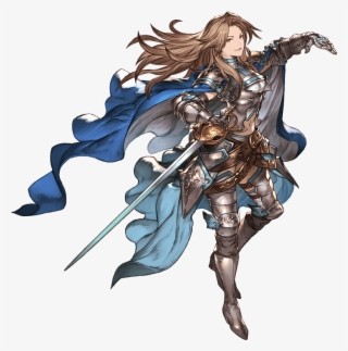 1girl Armor Armored Boots Belt Beltskirt Boots Brown - Granblue Fantasy Katalina Ssr