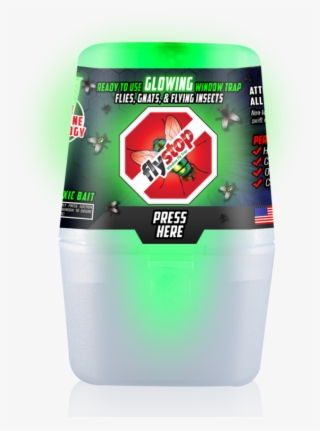 New Glow Flystop Reusable Window Fly & Bug Trap - Mcfly Non-toxic Bait Refill For Flystop Window Fly