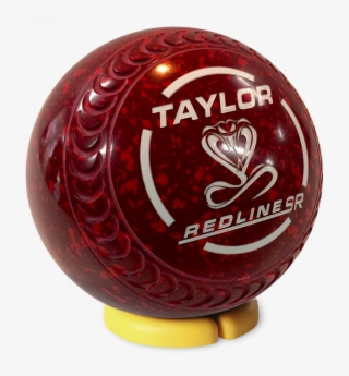 Taylor Redline Sr Size 4 Crescent Grip Maroon/red White - Logo