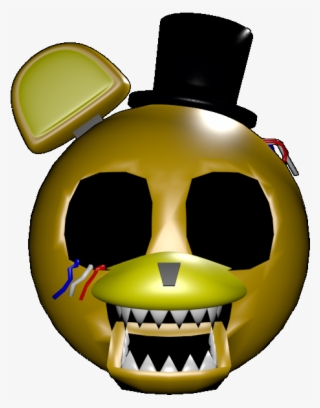 Golden Freddy Head V1 - Smile