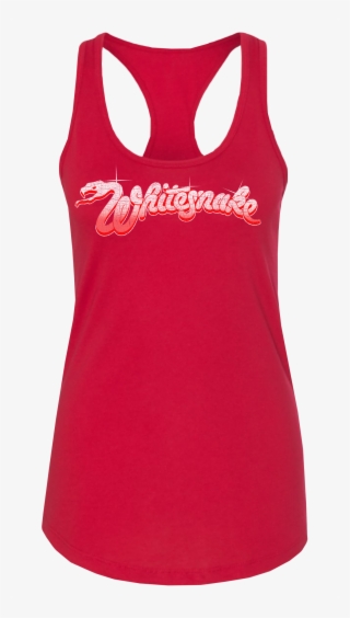 Red Logo Ladies Tank Whitesnake Png Whitesnake Womens - Active Tank
