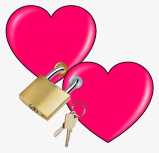 Padlock Clipart Heart - Key Love