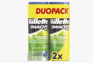 Gillette Mach 3 Complete Defense Shaving Gel 200 Ml