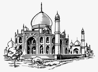 Mosque Islamic Architecture Computer Icons Drawing - Mosque Clipart Black And White Png