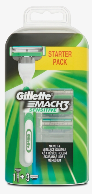 Gillette Mach3 Sensitive Borotvabetét, 1 Db Tartósan