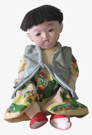Vintage Japanese Ichicmatus Gofun Baby Doll C1940 - Child