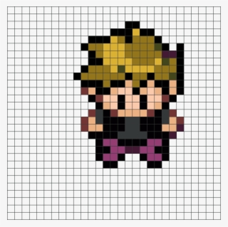 Pokemon Trainer Gary Perler Bead Pattern / Bead Sprite - Pokemon Trainer Sprite Grid