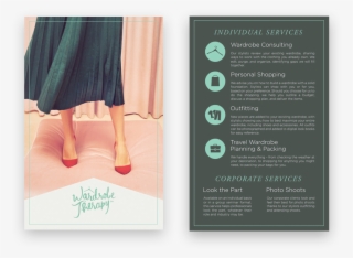 Wardrobe Therapy Brochure Design - Design