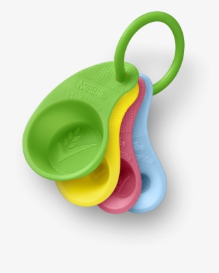 Four Nestlé Cereals Measuring Spoons In Different Sizes - Plastic