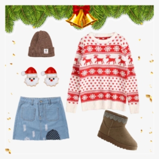 Casual Christmas Outfit <3 - Womens Christmas Jumper Ladies Reindeer And Snowflake