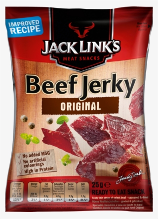 Jack Link's Unveils New Recipe And Packaging Design - Jack Links Original Beef Jerky 25g