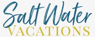 Salt Water Vacations Logo - Fall Sale Thirty One