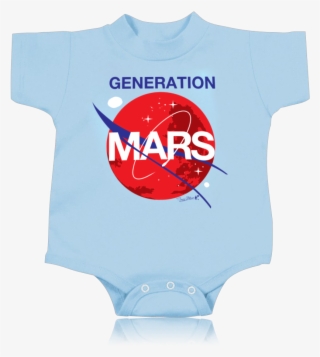 Children's Generation Mars Rompers/onesie - Get Your Ass To Mars Nasa Long Sleeve