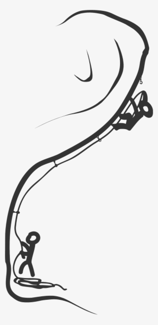 Climbing Vector Rope Image Download - Rock Climber Drawing
