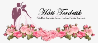Hati Terdetik - Flower Border Pastel Png