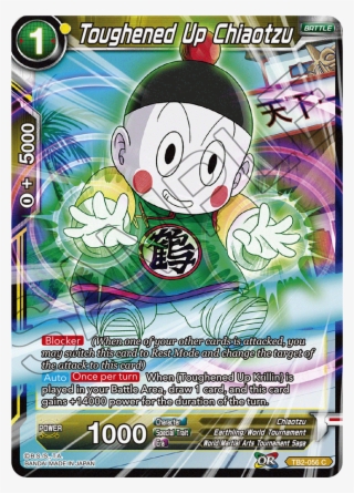 Tb2-056 Toughened Up Chiaotzu - Dbs Tcg World Martial Arts Tournament