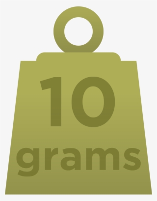 Download 10 Grams ▽ - Gram Clipart