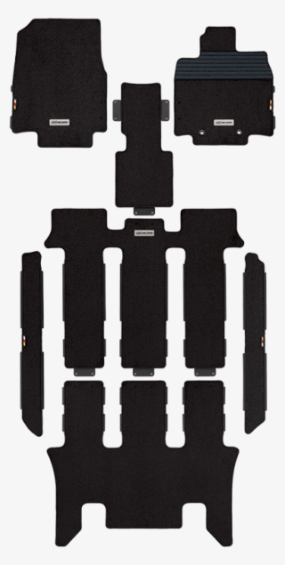 Mugen Sports Mat Black Red For Stepwgn Rp1 Rp2 Rp3 - 無限 Mugen スポーツマット 2列目キャプテンシート ブラック...