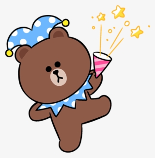 Linefriends Brown Party Freetoedit
