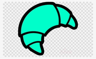 Croissant Black And White Clipart Croissant French - French Food Clipart