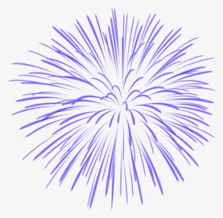 Blue Firework Png - Blue Fireworks Transparent Background