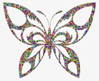 Butterfly Silhouette Clip Art At Getdrawings Com - Totes- Personalized-pink Butterfly