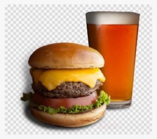 Beer Burger Png Clipart Hamburger Beer Veggie Burger