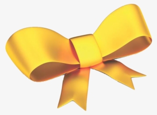 Ribbon Yellow Shoelace Knot Gold Gift Golden - Gold Cartoon Bow Tie