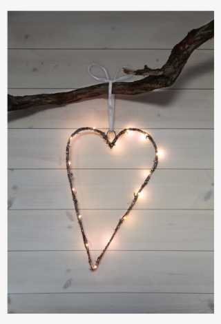 Silhouette Willy - Led Decorative Light Willow Heart