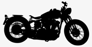 Harley Davidson Motorcycle Silhouette By Emslichter - Honda Vtx 1800 Silhouette