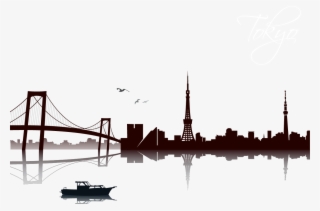 Bridge Silhouette Png Clip Royalty Free Stock - Rainbow Bridge