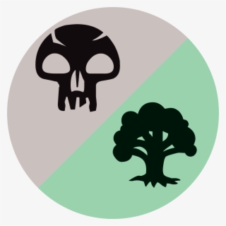 Open - Mtg Hybrid Mana Symbol