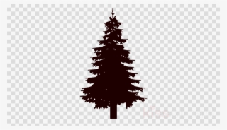 Pine Tree Silhouette Clipart Fir Clip Art - Clip Art