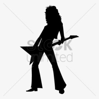 Rockstar Silhouette Clipart Silhouette Clip Art - Silhouette Rock Star Clipart