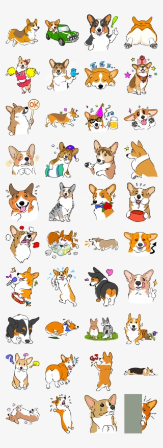 Svg Royalty Free Stock Corgi Clipart Small - Корги Арт