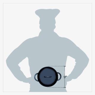 Enamel Coated Cast Iron Dome Casserole, Grey, - Dutch Oven