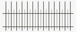 Creepy Clipart Fence - Clip Art