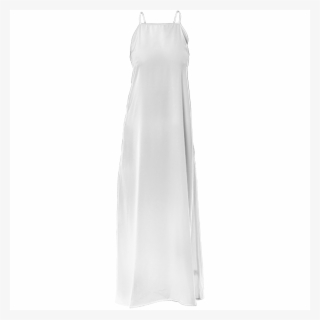 Poly Twill Maxi Dress - Dress