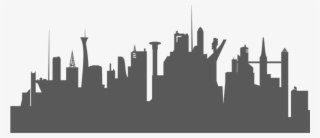 Publicat De Eu Ciresica La - City Skyline Silhouette Png