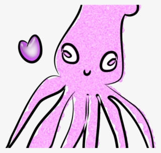 Squid Clipart Silhouette - Gambar Cumi Cumi Kartun