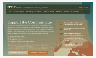 Friends Of Fossil Fuel Subsidy Reform - Website