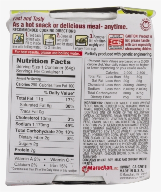 Maruchan Instant Lunch Lime Chili Flavor W/shrimp Instant