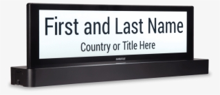 The Electronic Name Sign Can Display Information Such - Electronic Name Sign